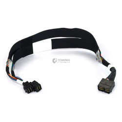 RHS72-0801 AMPHENOL 2X DUAL MINI SAS HD INTERNAL CABLE 0.5M 0.62M